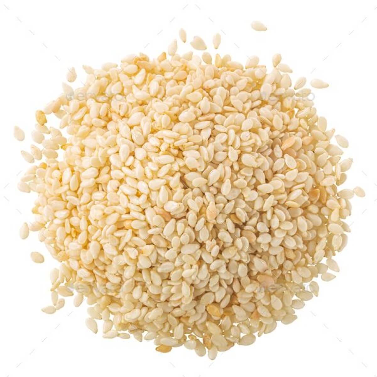 بذور السمسم الأبيض